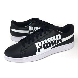 NWOB PUMA Black and White Smash v2 Max Sneakers Black and White Men’s Size 11.5